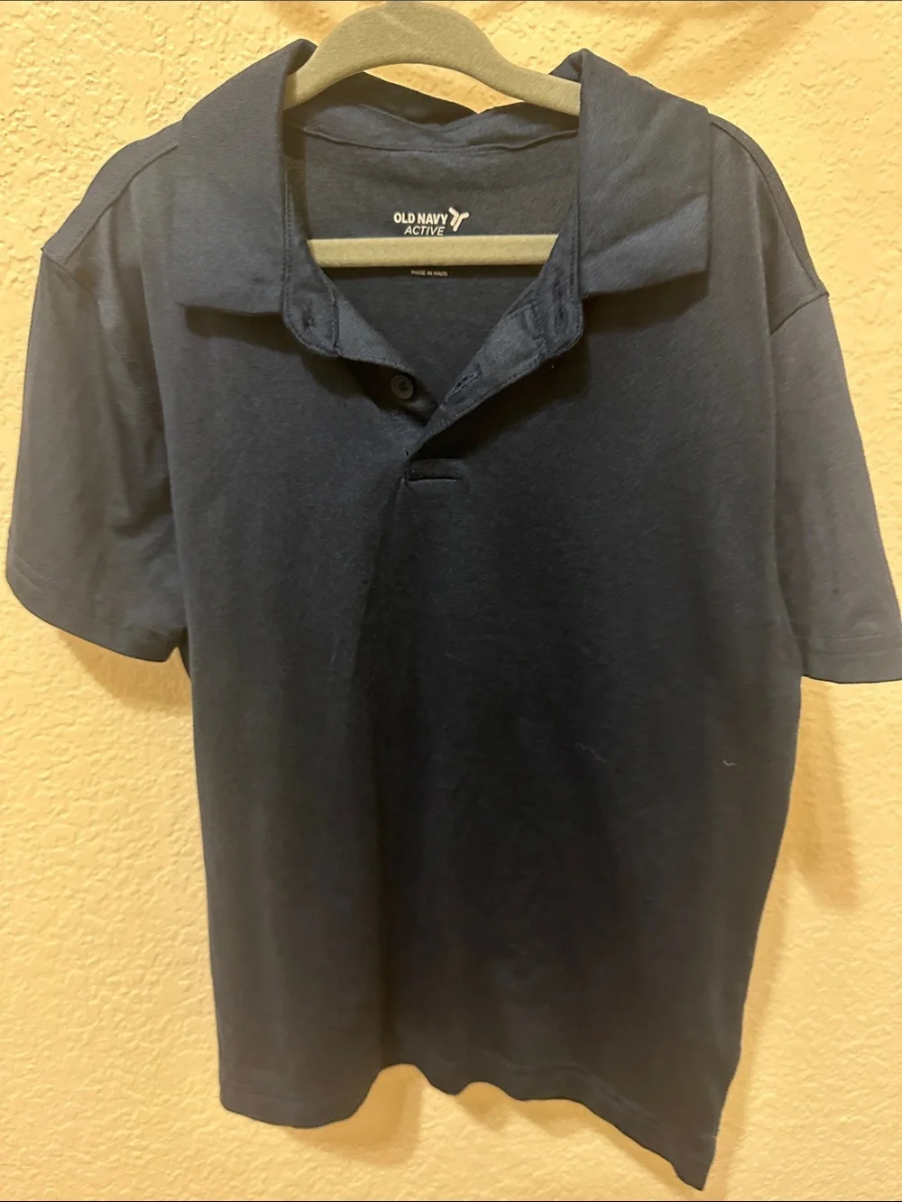3/10$ Old Navy Navy Drifit Blue Kids Polo Shirt